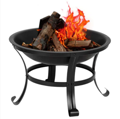 22" Wrought Iron Firewood Brazier