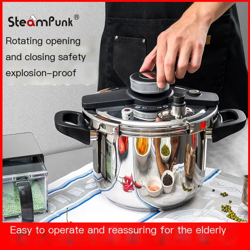 Stingum 304 Stainless Steel Pressure Cooker for Home Use