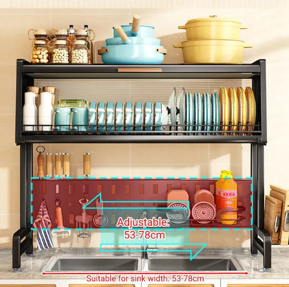 Retractable Kitchen Dish Drain Rack
