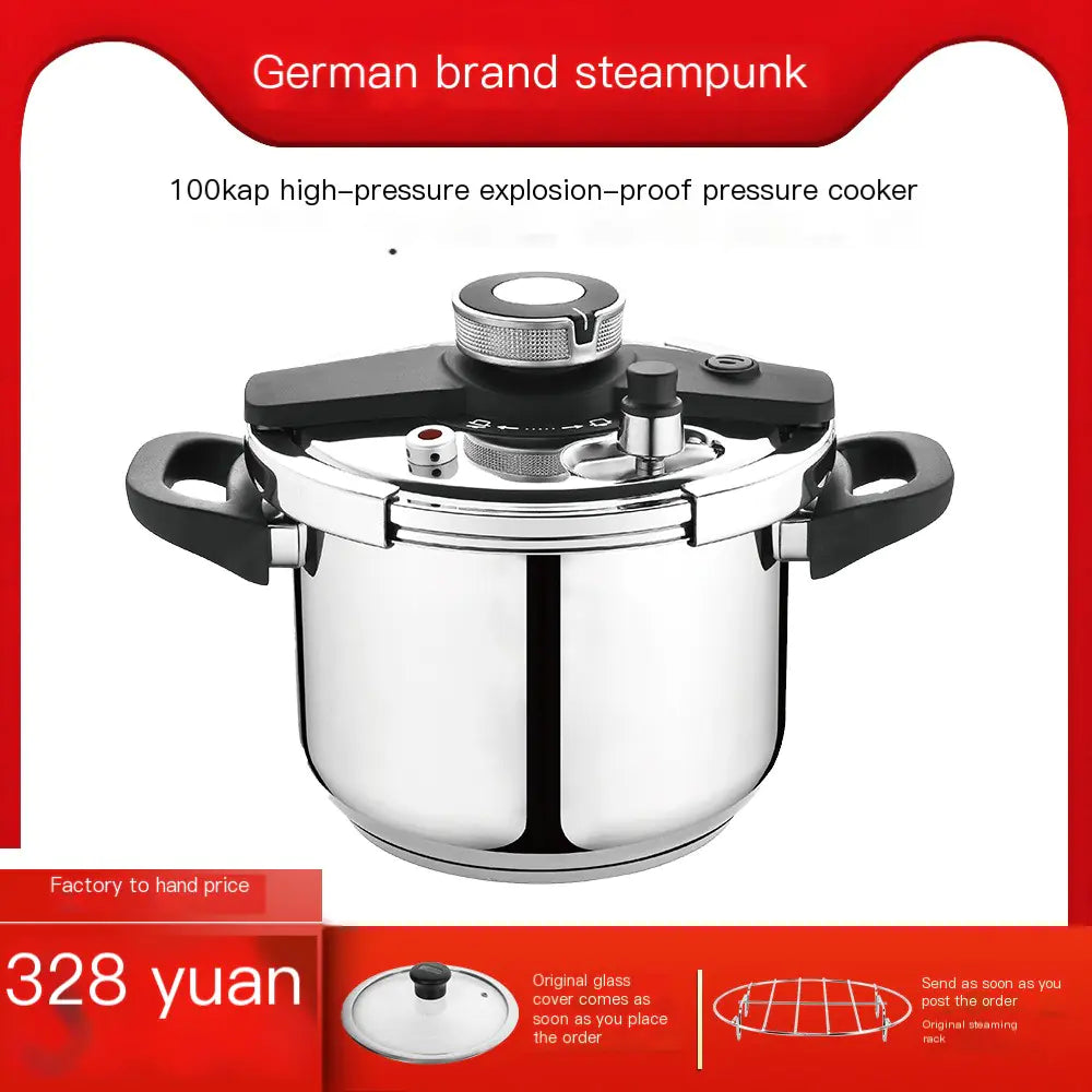 Stingum 304 Stainless Steel Pressure Cooker for Home Use
