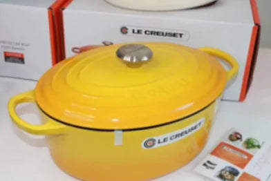 Oval Cast Iron Cooking Pot
