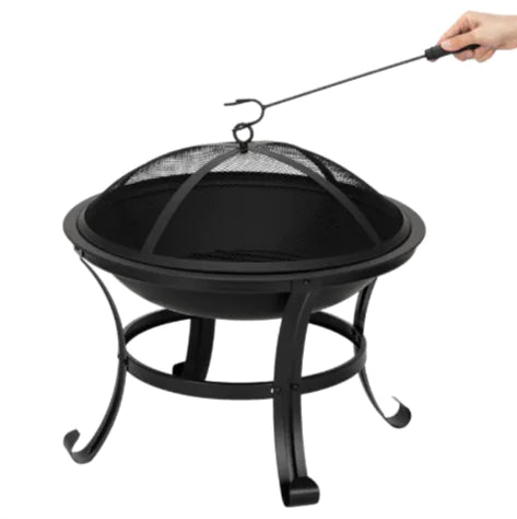 22" Wrought Iron Firewood Brazier