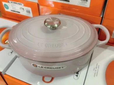 Oval Cast Iron Cooking Pot